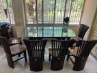 FRESH DINNING TABLE WITH 6 CHAIR FOR SELL...