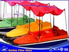 FRP 4 PERSON PADDLE BOAT With HOOD