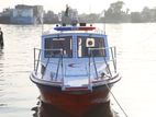 FRP Floating Ambulance Speed Boat.