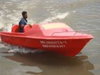 FRP Racing Boat with Used YAMAHA 25 HP OBM