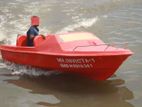 FRP Racing Boat with Used YAMAHA 25 HP OBM
