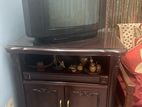 Full burnished tv stand