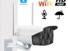 Full Color Bullet Outdoor Waterproof V380 Wifi IP Camera Two-way Voice