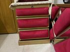 Bed and side box one dressing table with combo