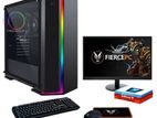 Full Gaming PC Core i7_16GB Ram 256Gb SSD 19" LED Monitor