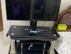 Full glass tv stand