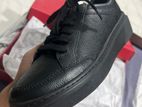 Full Leather Black Sneakers (export)(NEW)