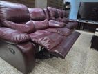 Full Leather recliner Sofa Set