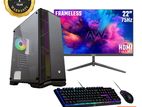 Full New Core i3 3rd Gen+8GB Ram+128GB SSD +19" Led HD Monitor