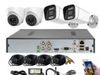 Full Package 04 Pcs Cctv Cc camera 4ch xvr 500gb HDD