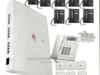 Full Package 08 line PABX 8pcs telephone Intercom