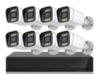 Full Package 08 Pcs Cctv Cc Camera 8ch xvr 500gb Hdd