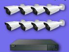 Full Package Cctv 08 pcs cc camera 8ch_dvr xvr