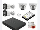 Full Package o4 Pcs Cctv Cc Cameras