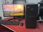 Full Pc With 22" Boarder Less Monitor