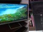 Full Set Desktop Hpb pc & 22" Borderless monitor Core2 doe4/500