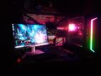 Full Set Gaming PC with HD borderless Monitor sell