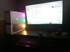 Full Set-up Asus h110m-k led.19.5 inchi