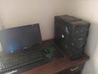 Full Setup computer: Core i3 + 14" Monitor Keyboard & Mouse Headset