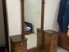 Full Shegun Wood Dressing Table