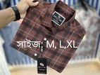 Full Sleeve Check &Print Shirt ( ফুল হাতা)
