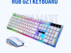 G21 Keyboard Wired USB Gaming Mouse Flexible Polychromatic LED Lights.