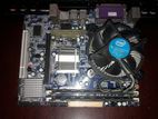 G41 Motherboad Processor 4gb Ram Combo