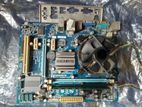 G41 Motherboard+processor Dual Core+ 4gb Ram(transacted)+cpu Cooling Fan