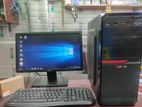 G41 quad cor pc with 19" Dell monitor 4gb ram 500gb hdd