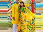 গাঁয়ে হলুদ এর শাড়ি পাঞ্জাবি