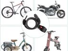 Gadget Deals 5-digit Combination Cycle Locks Steel Strong Bike Lock