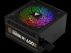 Gamdias Kratos M1-600B 600 Watt 80+ Bronze Addressable RGB Power Supply