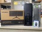 Gaming Computer-Core i5 (8th Gen)_M.2 SSD 256GB_Ram 8GB_19"New Monitor