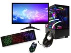 Gaming Computer Setup with Monitor+ 8gb Ram