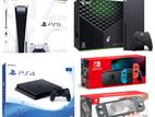 Gaming console Playstation, Xbox , Switch available with warranty