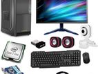 Gaming CORE i3 .8th gen+ 22'' Monitor+ SSD 120GB+500GB HD+RAM 8GB