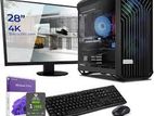 Gaming CORE I5 .6th gen+RAM 16GB+ 22'' Monitor -SSD 120GB SSD+ 500GB HD