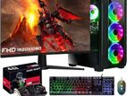 Gaming CORE_i7 পিসি RAM 8GB HDD 1000GB|SSD 128GB & মনিটর 20" LED