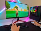 Gaming Desktop PC Ryzen 5 3400G 16GB RAM 256GB/Giga sonic 19" LED