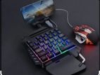 Gaming keyboard and mouse