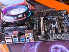 Gaming Motherboard+RAM-16GB +Processor Core I5+gaming Cooler