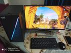 Gaming PC and Dell FHD monitor core i3 processor 8GB DDR3 RAM 128 SSD HH