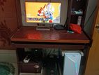 Gaming pc full setup customize table with ups and sound box