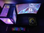 "Gaming PC - Intel i5, 16GB DDR5, 1TB SSD, 27” Monitor"