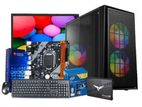 Gaming PC Ryzen 3 3200G with 19" LED Monitor 3Year Warranty