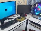 Gaming Pc setup sell with Monitor