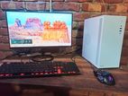 Gaming PC with monitor