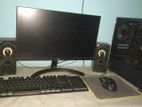 Gaming PC,Monitor, keyboard+Mouse, Speakers