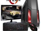 Gaming PC|Ryzen 5|Ram 8GB|256 SSD|19" Monitor