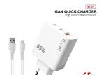 GAN 65 WAT QUICK CHARGER